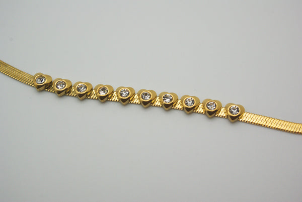 Adjustable Bracelets with Crystals